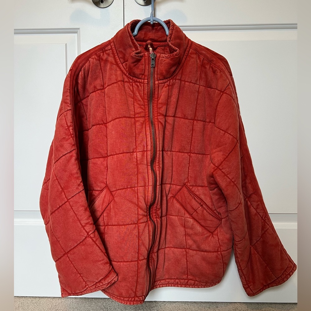 Free people dolman quilted jacket excellent condition